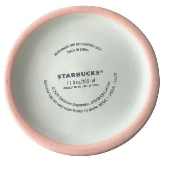 Pre Owned Starbucks 2020 Mint Green Holiday Fa La La La La Mug Cup 11 Oz X-Mas - Picture 2 of 12